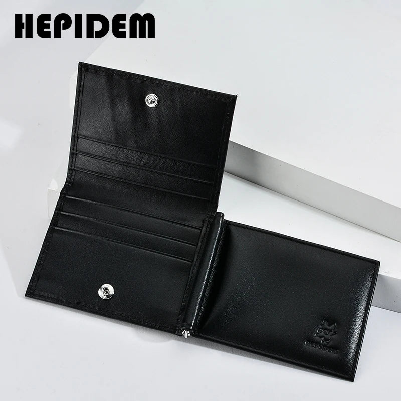RFID Trifold Leather Wallet for Men