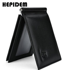 RFID Trifold Leather Wallet for Men
