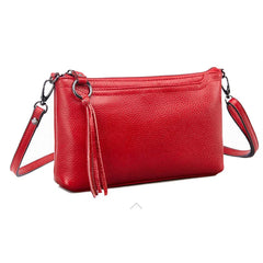 Leather Chain Crossbody Messenger Shoulder Bag Women Phone Plus Wallet