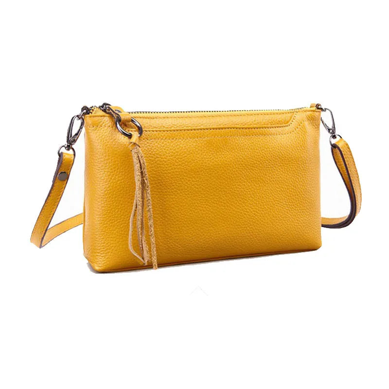 Leather Chain Crossbody Messenger Shoulder Bag Women Phone Plus Wallet