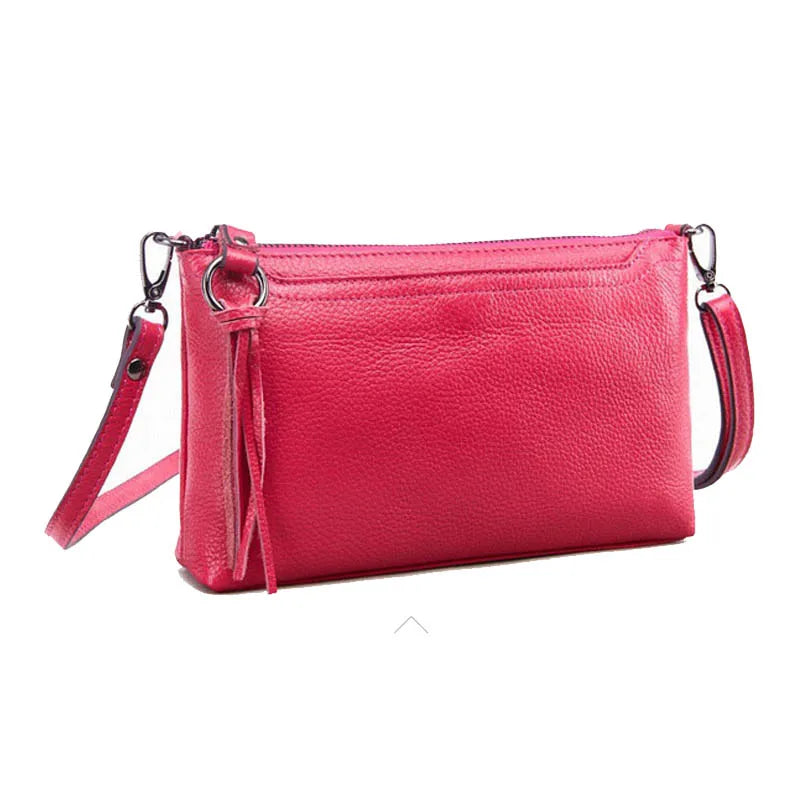 Leather Chain Crossbody Messenger Shoulder Bag Women Phone Plus Wallet