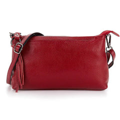Leather Chain Crossbody Messenger Shoulder Bag Women Phone Plus Wallet