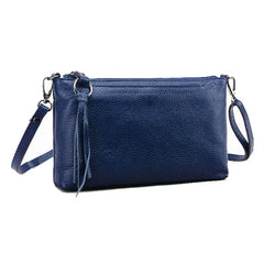 Leather Chain Crossbody Messenger Shoulder Bag Women Phone Plus Wallet