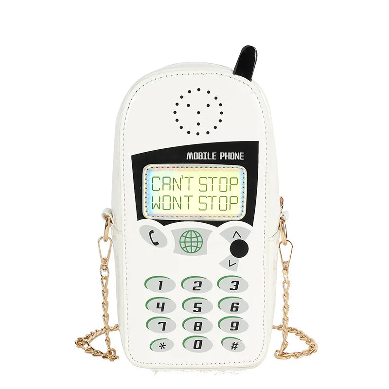 Personality Mobile Phone Shape Crossbody Bag Clutch Bag