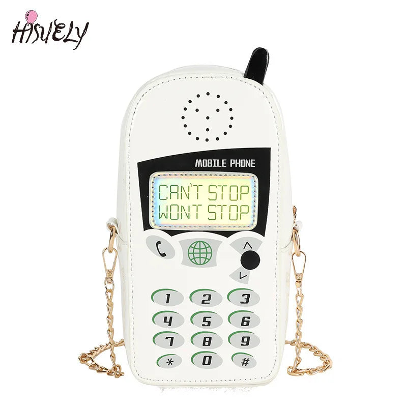 Personality Mobile Phone Shape Crossbody Bag Clutch Bag