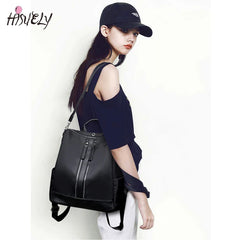 Bohemia Women Shoulder Bag PU Leather Travel Backpack