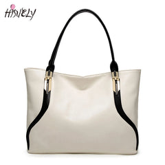 Women's 2-Pc PU Leather Handbag Set: Crossbody Bucket Bag & Shoulder Bag