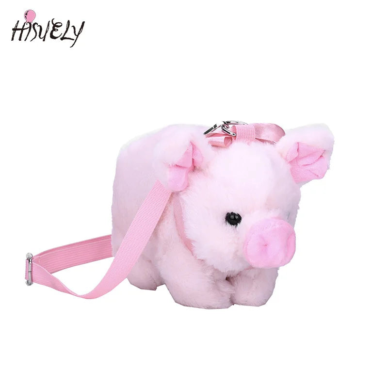 Cartoon Dinosaur Crossbody Bag Plush Toy Girl Shoulder Bag