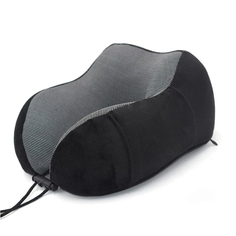 U Shaped Memory Foam Neck Pillows Soft Slow Rebound Space Travel Pillow