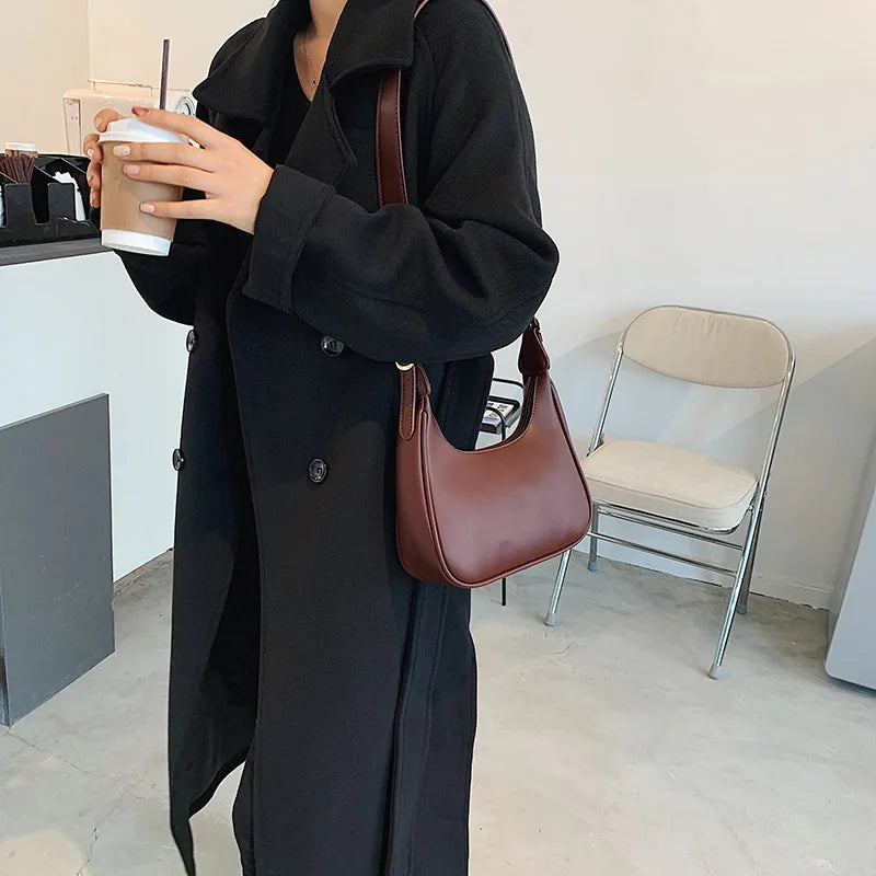Women's Casual Crossbody Bag PU Leather Handbag