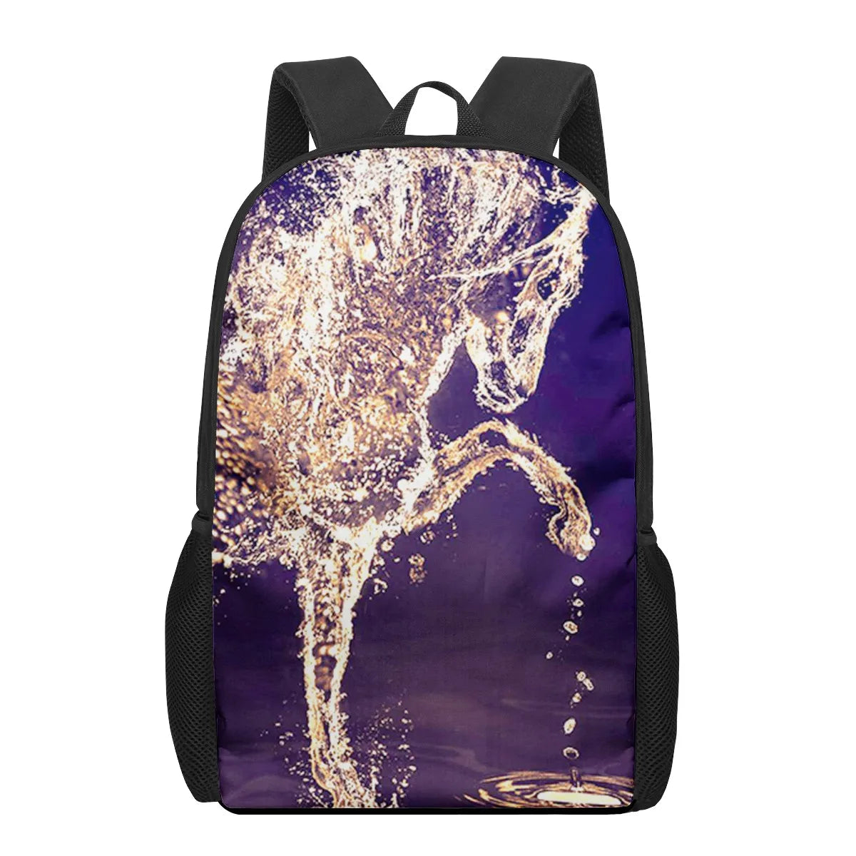 Horse 3D Pattern School Bag for Children Girls Boys Casual Book Bags