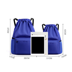 Drawstring Backpack Gym Bag Casual String Knapsack