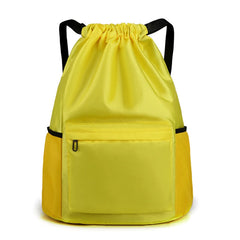 Drawstring Backpack Gym Bag Casual String Knapsack