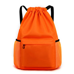 Drawstring Backpack Gym Bag Casual String Knapsack