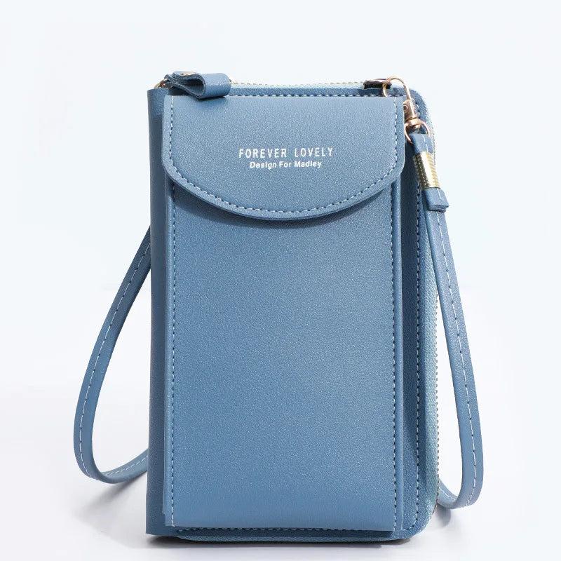Small Crossbody Bags Women Matte Leather Shoulder Messenger Bag