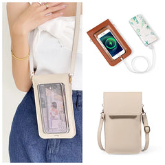Small Crossbody Bags Women Mini Matte Leather Shoulder Messenger Bag Clutch