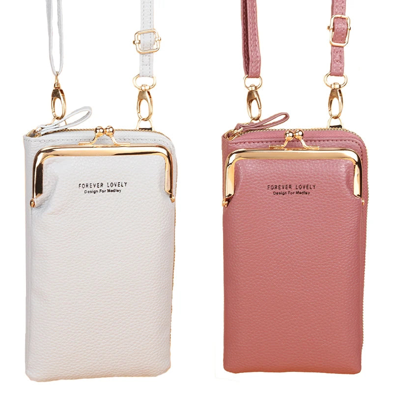 Small Crossbody Bags Women Mini Matte Leather Shoulder Messenger Bag Clutch Bols
