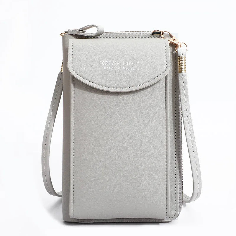 Small Crossbody Bags Women Matte Leather Shoulder Messenger Bag