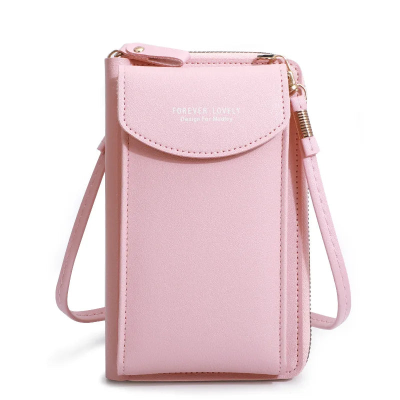 Small Crossbody Bags Women Matte Leather Shoulder Messenger Bag