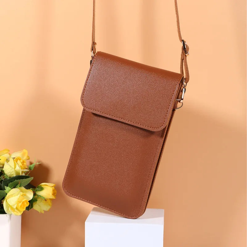Small Crossbody Bags Women Mini Matte Leather Shoulder Messenger Bag Clutch
