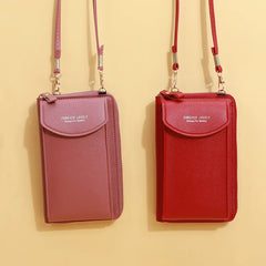 Small Crossbody Bags Women Mini Matte Leather Shoulder Bag Clutch