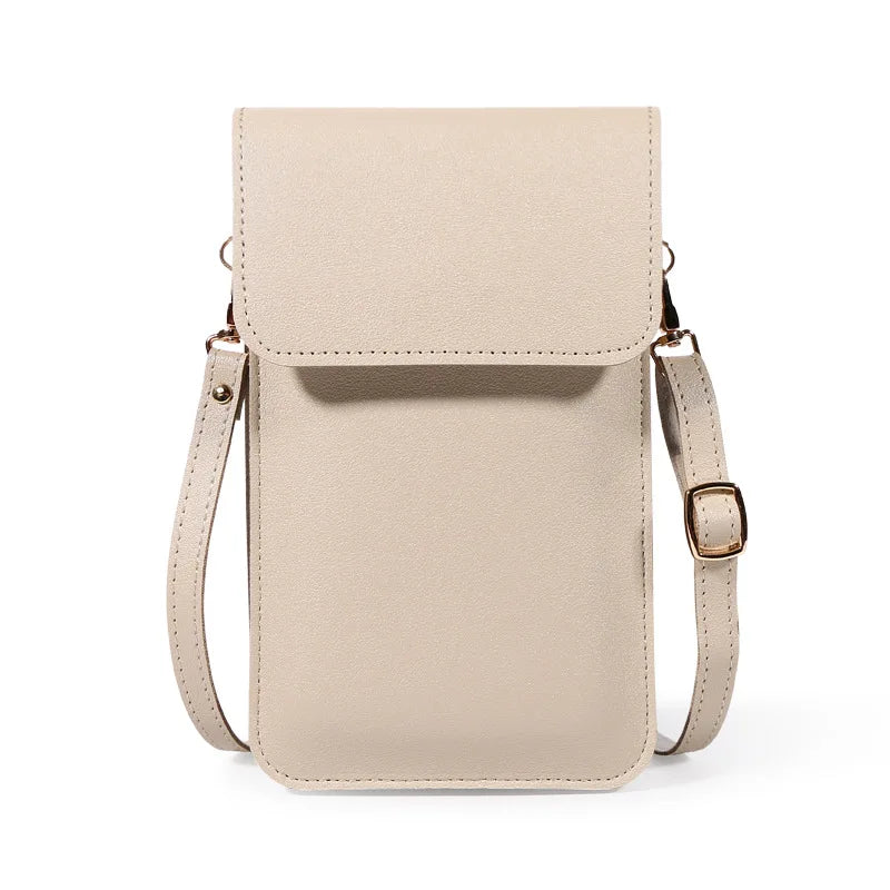 Small Crossbody Bags Women Mini Matte Leather Shoulder Messenger Bag Clutch