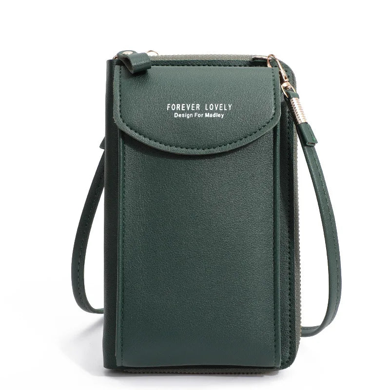 Small Crossbody Bags Women Matte Leather Shoulder Messenger Bag