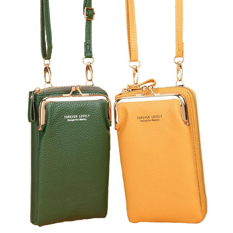 Small Crossbody Bags Women Mini Matte Leather Shoulder Messenger Bag Clutch Bols
