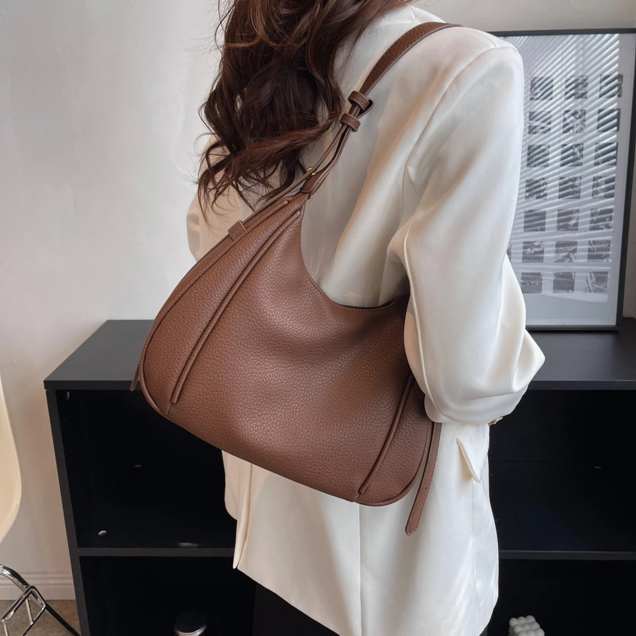 Retro Leather Shoulder Crossbody Bag Women Handbag Messenger Purse Totes