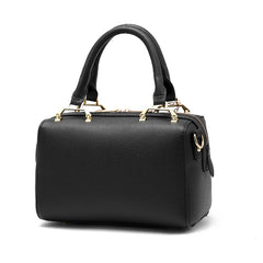 Women PU Leather Handbag Messenger Shoulder Bag with Artificial Flower ZJS01
