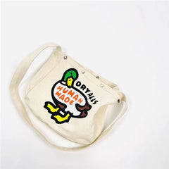Canvas Couple Messenger Bag Duck Shoulder Men Women Casual Bag