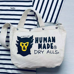 Monkey Head Print Shoulder Messenger Bag