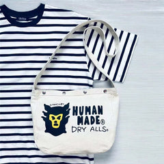 Monkey Head Print Shoulder Messenger Bag