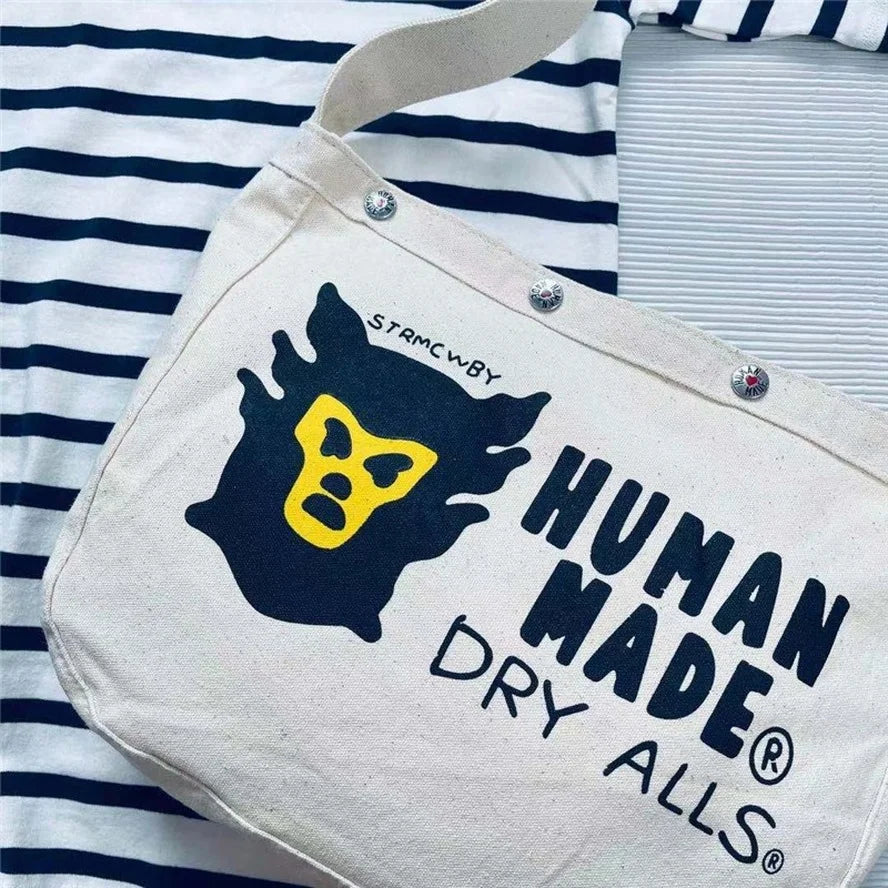 Monkey Head Print Shoulder Messenger Bag