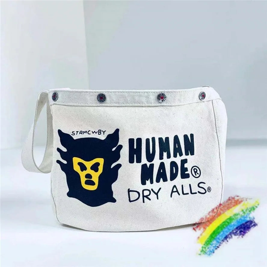 Monkey Head Print Shoulder Messenger Bag