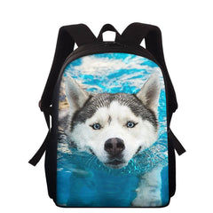Husky Dog Backpack - Toddler Book Bag for Kids