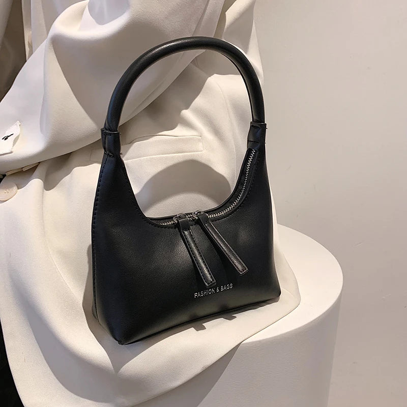 Half Moon Purses Classic Shoulder Bags for Women Underarm Bag Girls