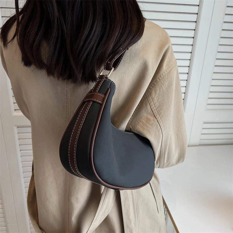 Small Nubuck Leather Crossbody Bag Women's Handbag