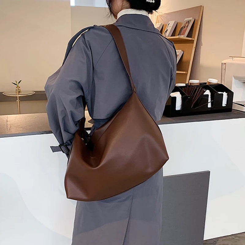 Half-Moon Small Shoulder Bag Vintage Crossbody Bag