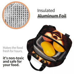 Halloween Annabelle Insulated Lunch Bag for Women