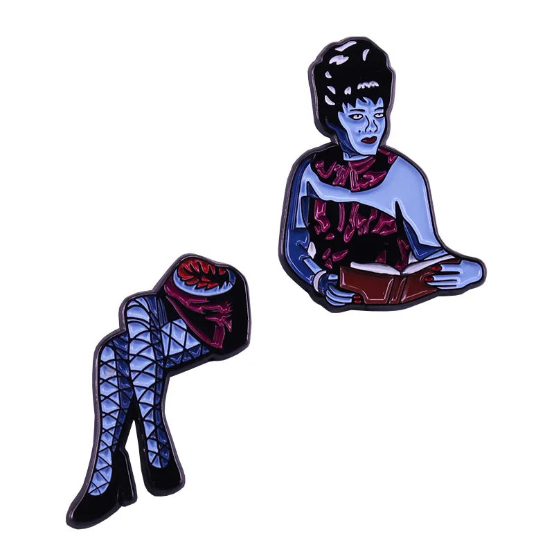 Halloween Horror Movie Enamel Pins Lapel Pin for Clothes Brooches on Backpack