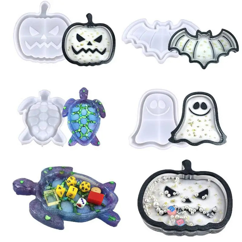 Halloween Silicone Mold Storage Box For Ornaments