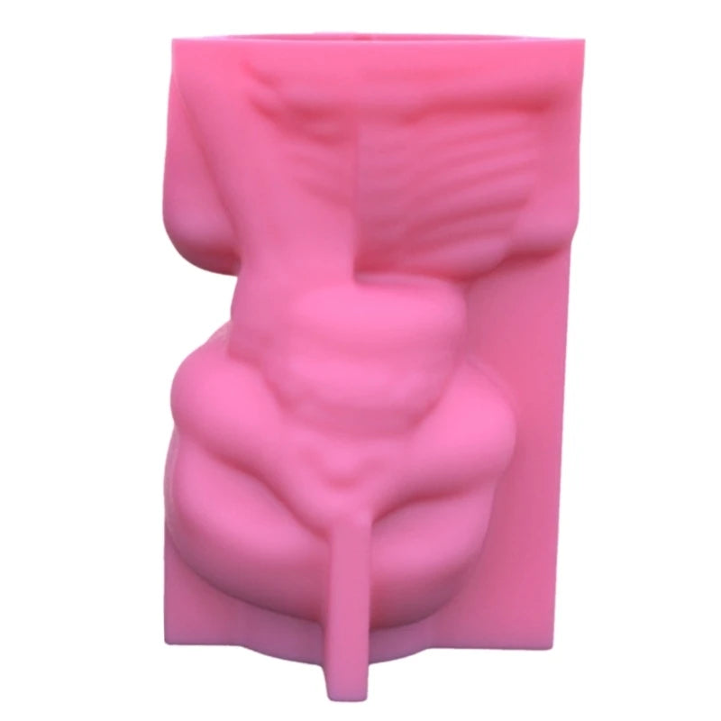 Skull Man Flower Pot Silicone Mold