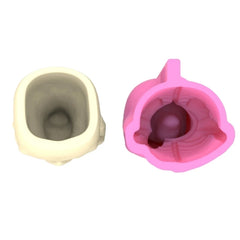 Skull Man Flower Pot Silicone Mold