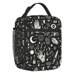 Halloween Witchcraft Witch Insulated Lunch Bag Women Occult Witchy Magic
