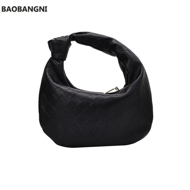 Vintage Leather Shoulder Bag Soft Leather Clutch Totes Bag
