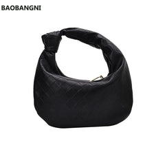 Vintage Leather Shoulder Bag Soft Leather Clutch Totes Bag