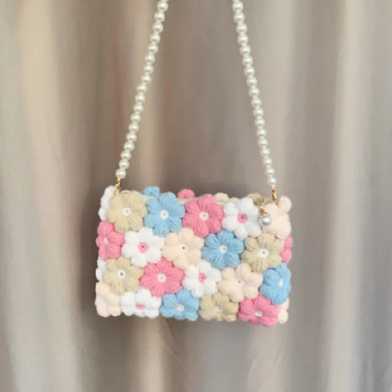 Hand Woven Sleepy Rabbit Bucket Bag