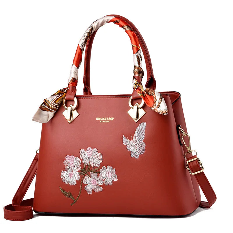 Women's Large Leather Shoulder Bag