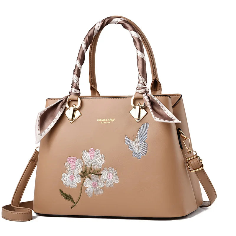 Women's Large Leather Shoulder Bag